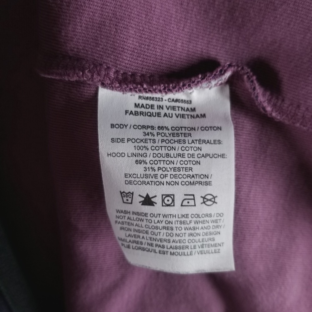 Nike Jacket Mens L Purple Tech Fleece Windrunner Full Zip Hooded‎ Zip Pockets - Picture 5 of 9